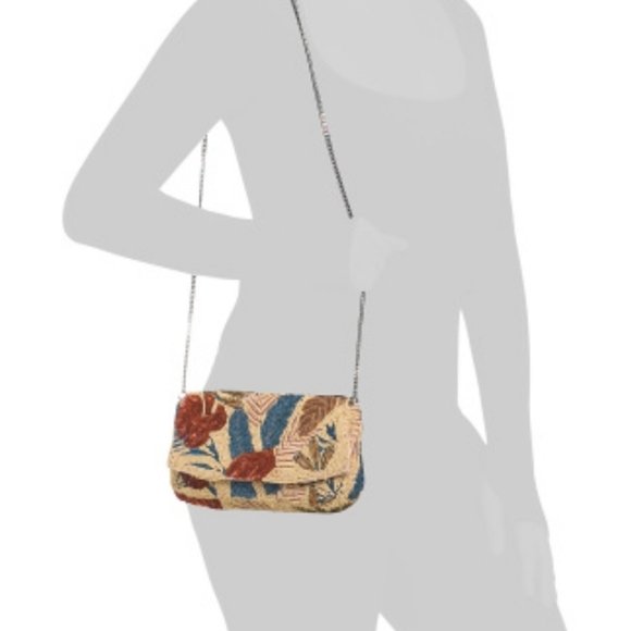 Made In india Viral Embroidered Beaded Women's Bag - Multicolor Chain Crossbody - Picture 10 of 12